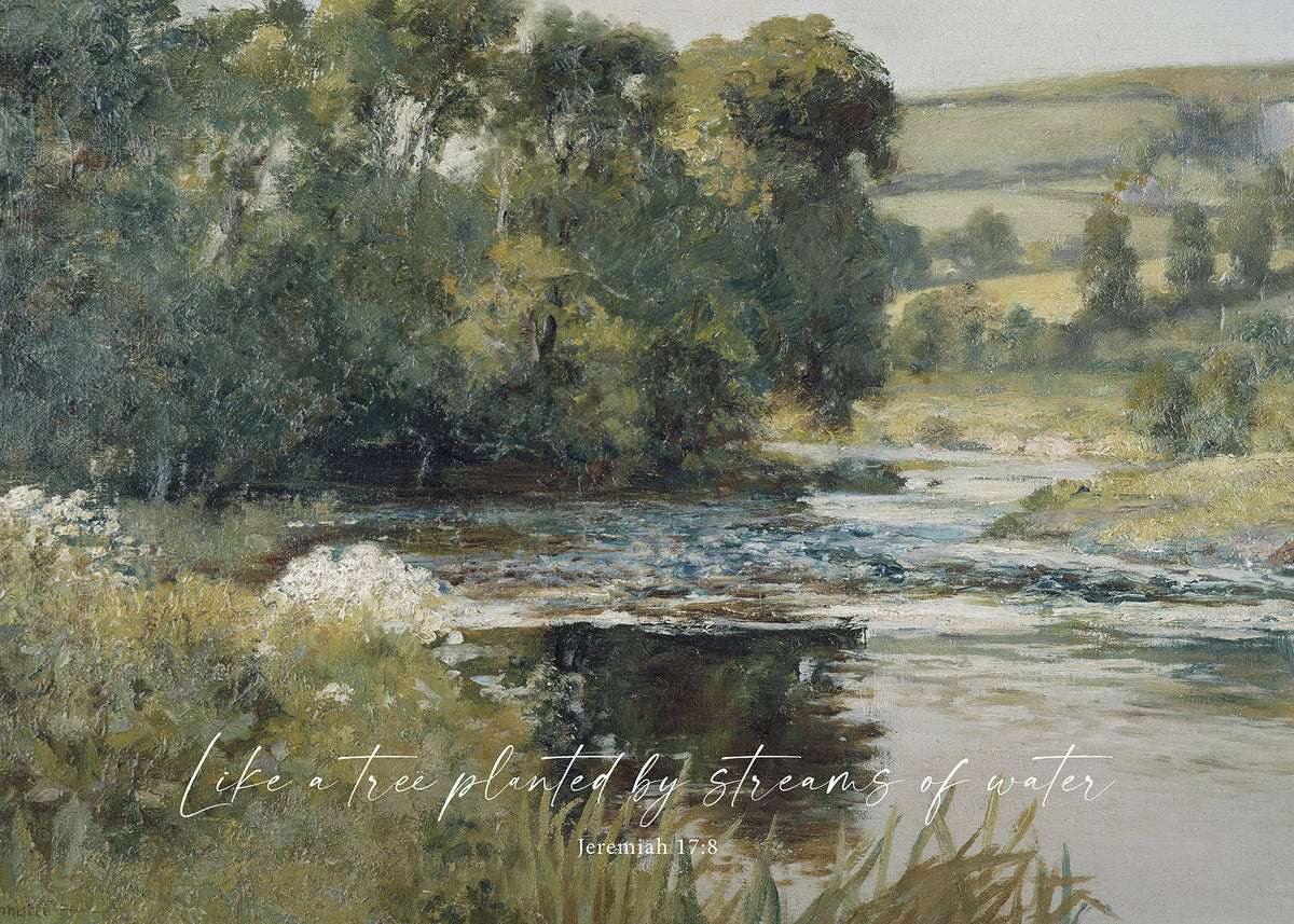 Tree Planted by the Waters Art Print & Canvas