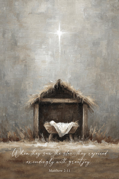 Christmas Nativity Art Print & Canvas