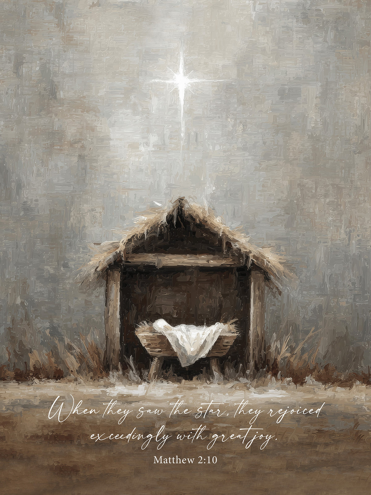 Christmas Nativity Art Print & Canvas