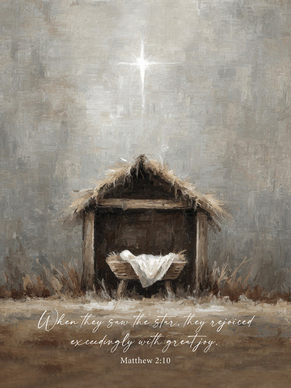 Christmas Nativity Art Print & Canvas