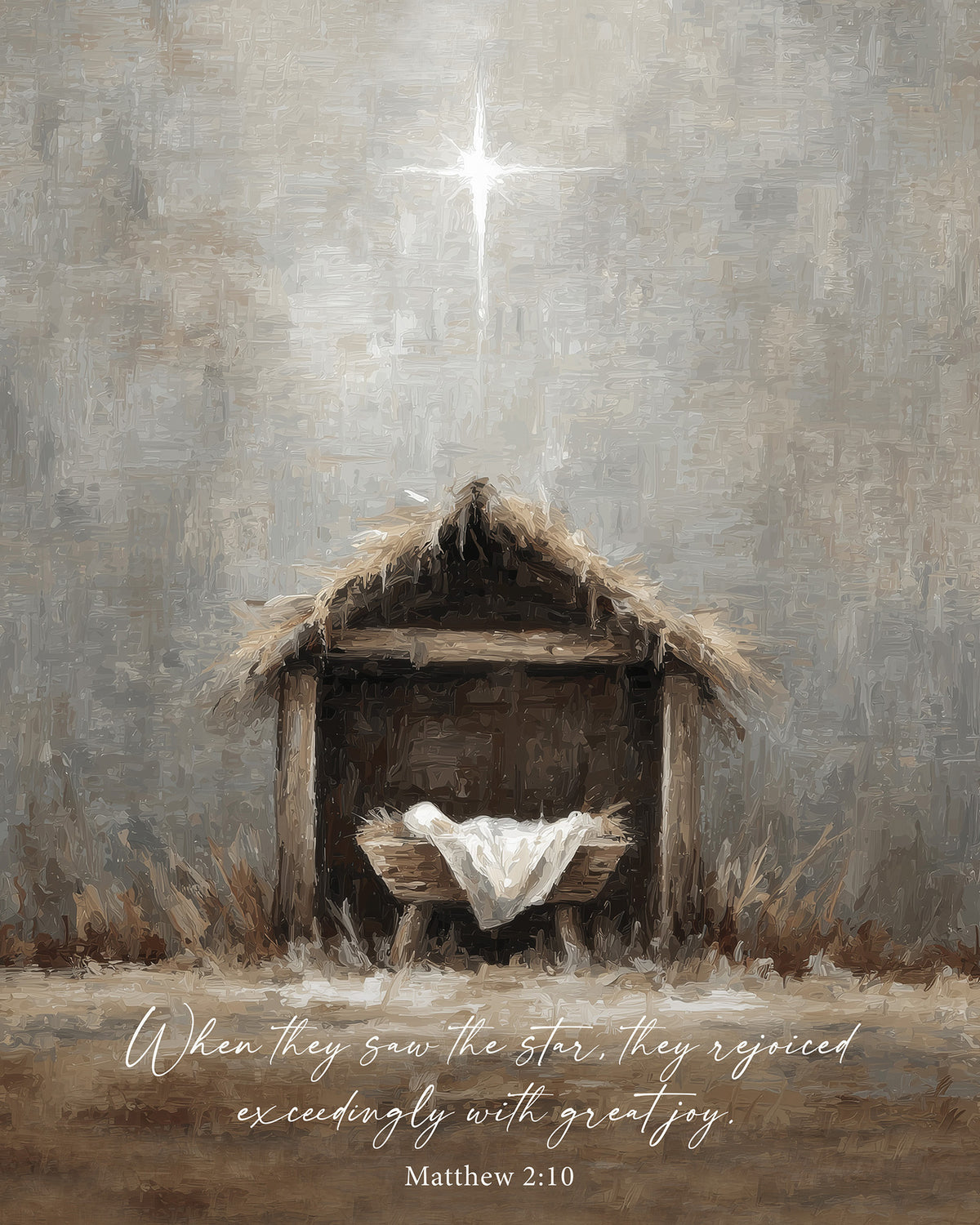 Christmas Nativity Art Print & Canvas