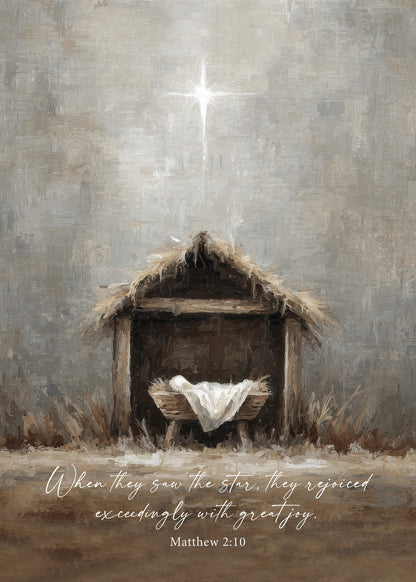 Christmas Nativity Art Print & Canvas