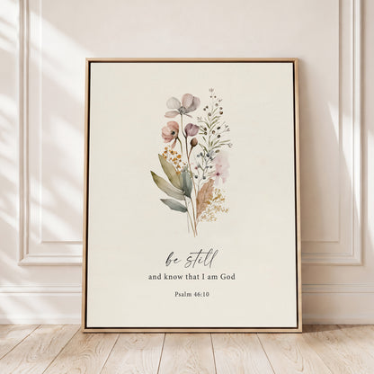 Be Still Art Print & Canvas