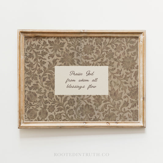 Blessings Flow Art Print