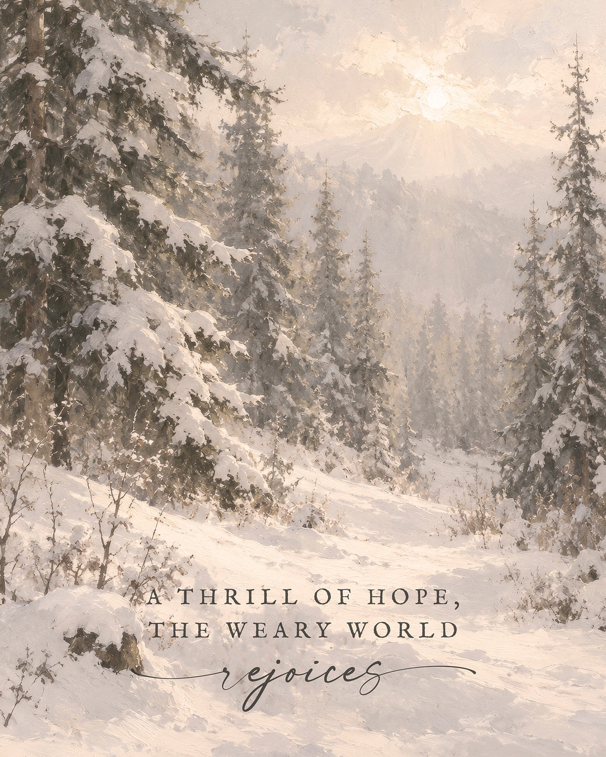 Thrill of Hope Art Print & Canvas