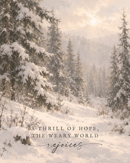 Thrill of Hope Art Print & Canvas