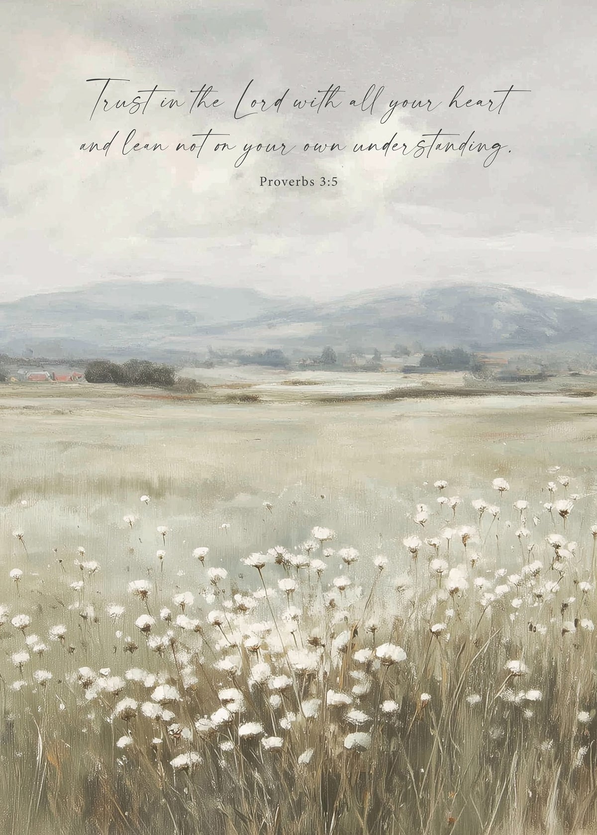 Trust in the Lord Art Print & Canvas