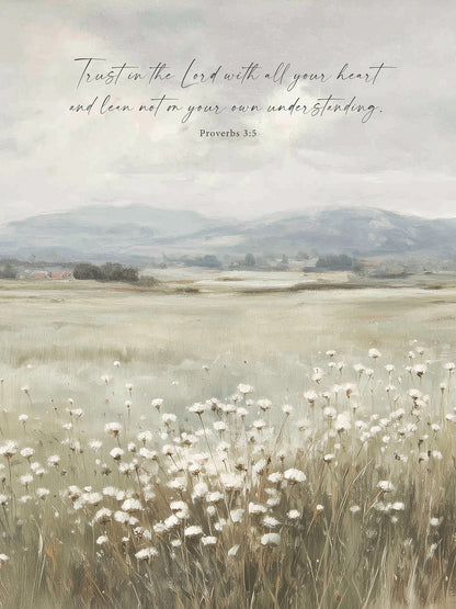 Trust in the Lord Art Print & Canvas