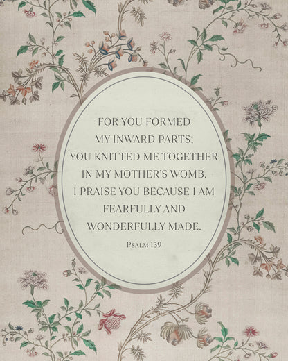 Wonderfully Made Art Print & Canvas