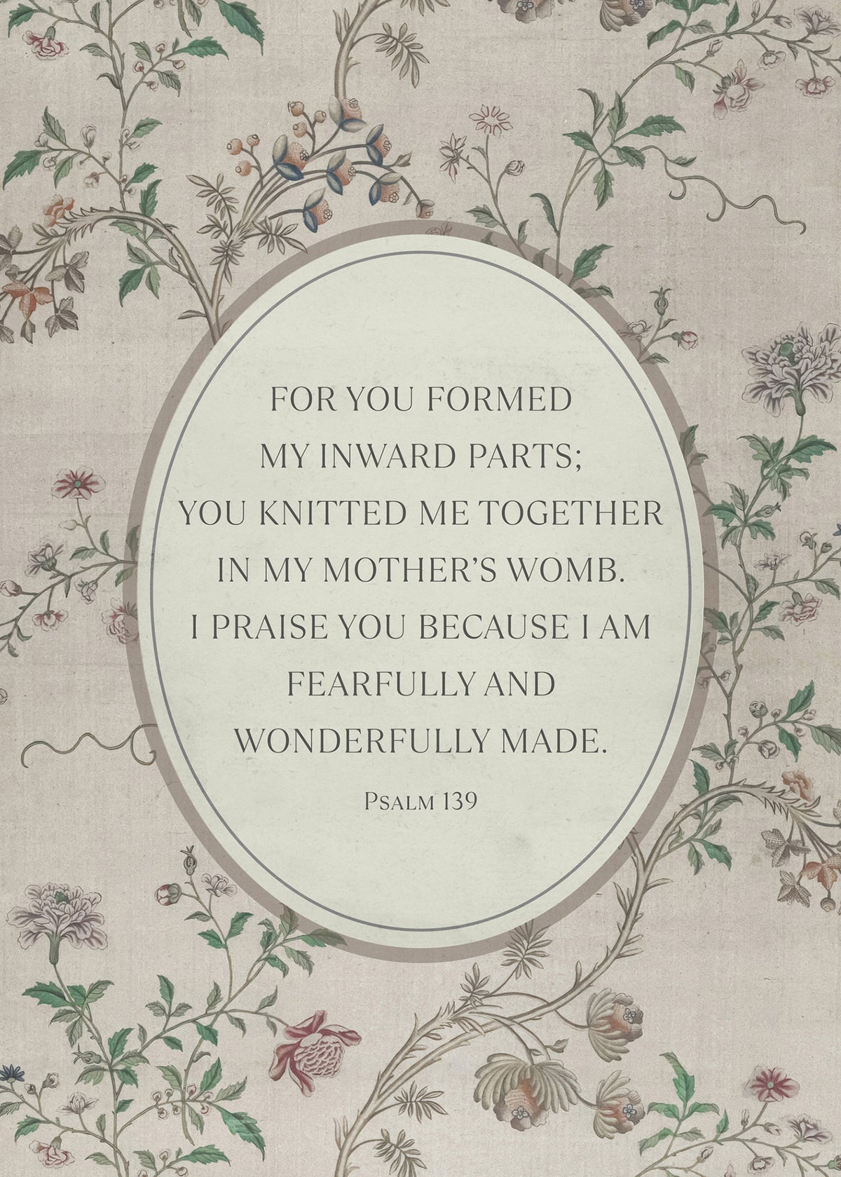 Wonderfully Made Art Print & Canvas