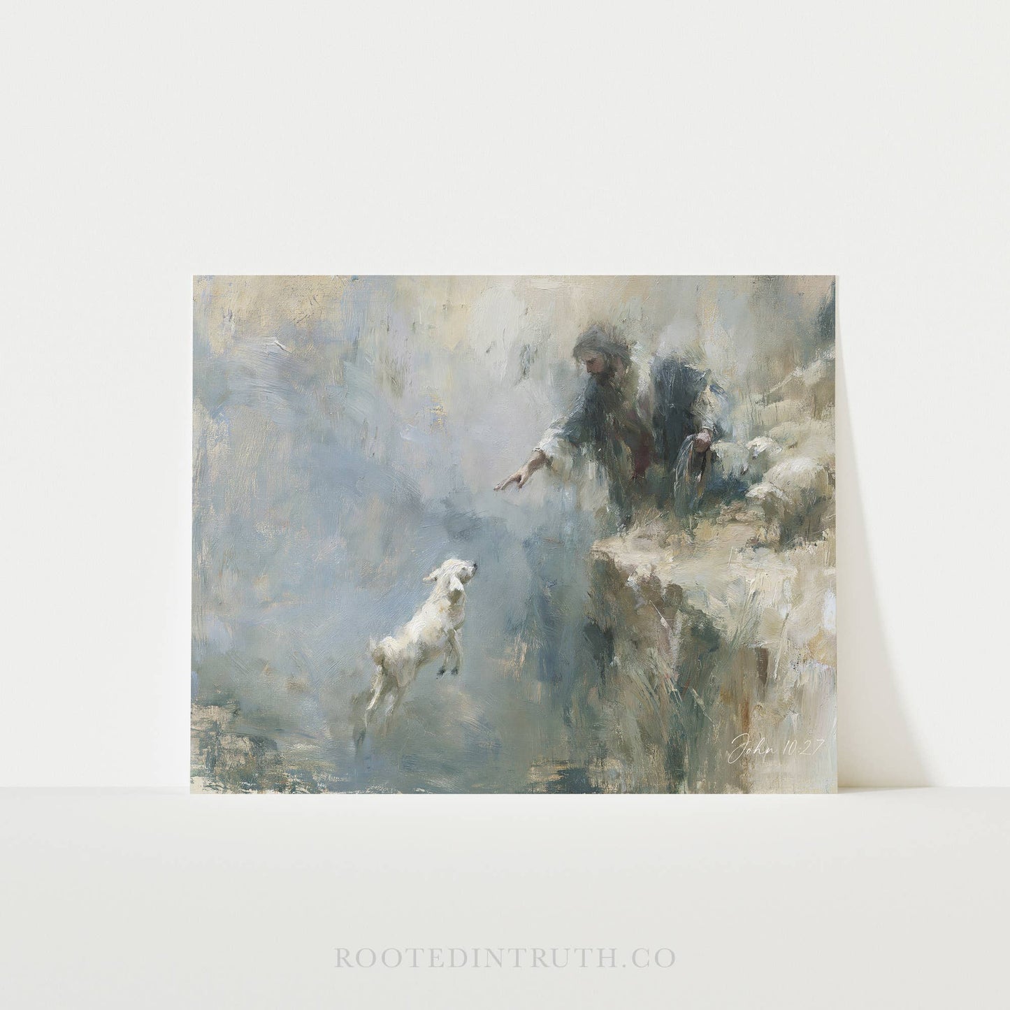 Jesus Christian Wall Art | Canvas & Scripture Print