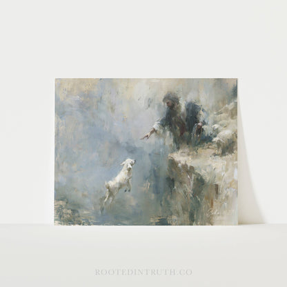 Jesus Christian Wall Art | Canvas & Scripture Print