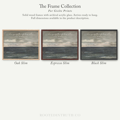 The image is a collection of three framed prints, each with a different color and size, arranged in a row. The text above the prints reads "The Frame Collection For Girlette Prints".